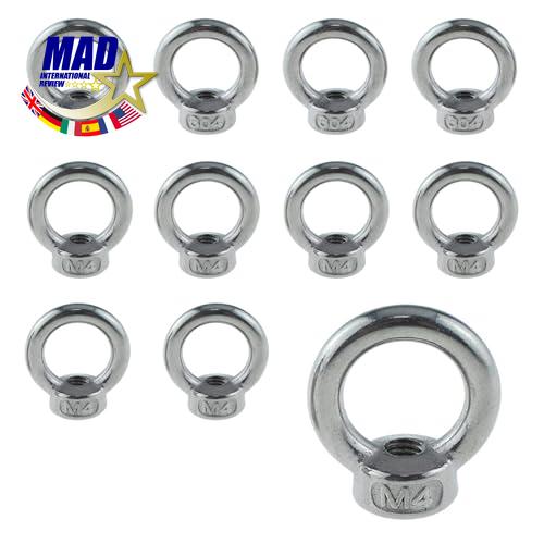 #VerdientProvisionen<br>16 Stück Ringmutter M4 304